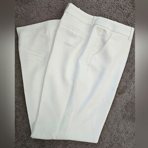 Anne Klein Women's Soft White Wide-Leg Dress Pants (NWT)
